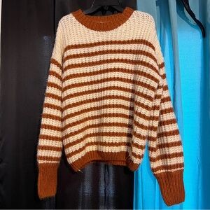 Kori Oversized Thick Stripped Sweater